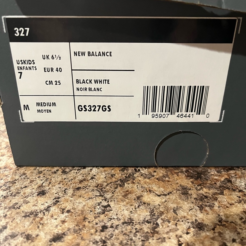 New Balance Black and White Sneakers